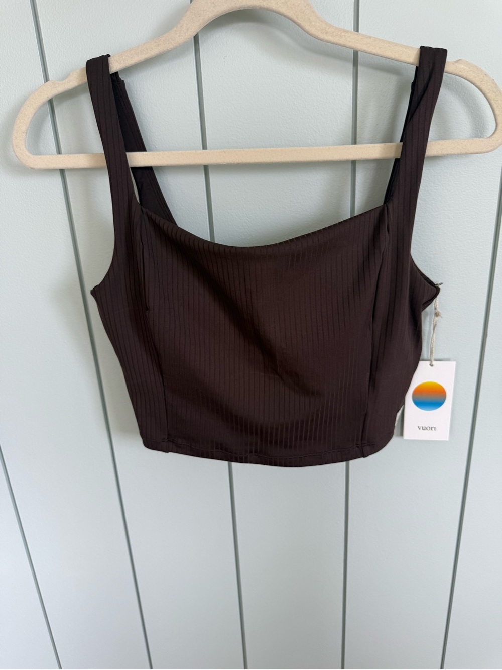 New Vuori Inversion Rib Support Tank Size Medium Java Color - Picture 4 of 8